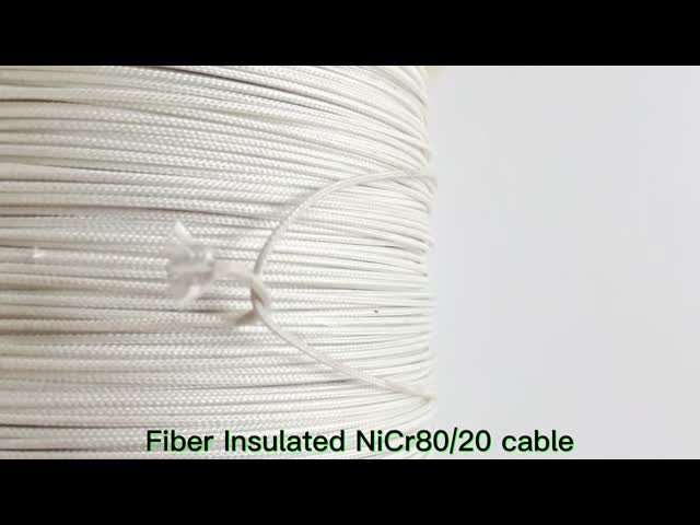 電熱線 隔熱材料 ガラス繊維 Ni80Cr20 0.8mm OD 1.4mm のケーブル