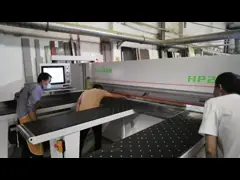 Горизонтальная пила панели, с горизонтальной пилой панели, автомобиль пилы servocontrol video