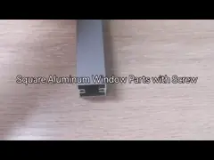 Silver Anodized Aluminium Door Frame Metal Building Materials High Strength