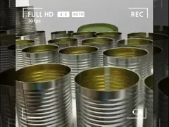 Customed Cooking Food Tin Can 1L Round Shape