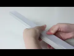 T8 Экструдированный светодиодный профиль для поверхностного монтажа Алюминиевый монтажный канал video