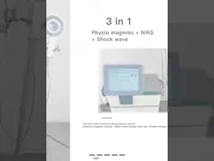 Прибор терапией ударной волны 4 Teslas Physio пульсированный магнето для регенерации косточки мышцы совместной video