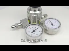 AFK Nitrous Oxide Single Stage Pressure Regulator Stainless Steel Precision 25Mpa OEM ODM video