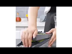 Тяпка овоща мяса еды салата ручная с 7 лезвиями video