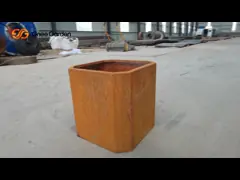 Сад изготовления на заказ современный заржавел стальное обслуживание ODM OEM плантаторов video