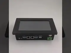 Компьютер ПК экрана касания алюминиевого случая промышленный установленный панелью безвентиляторный video