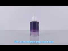 Обслуживание OEM / OEM прозрачная матовая бутылка-капельница для волос на 30 мл с жидким эфирным маслом video