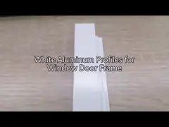 T8 Powder Coated Aluminium Extrusions 6.0m Length For Window Groove Pressing Line