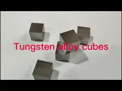 1kg 38*38*38mm 99.95% Pure Tungsten Cube Metal Polished Surface