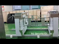 Строя турникеты качания DC дорожки безщеточные стробируют читателя Nfc регулятора автоматизации барьер крыла привел красный зеленый цвет video