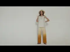 100% Woven Womens Casual Linen Shirts Short Sleeve