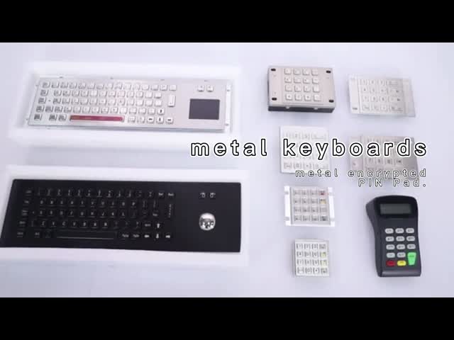 DES 3DES киоска оплаты ATM шифровал пусковую площадку Pin EPP металла с USB 16 ключей Шрифта Брайля