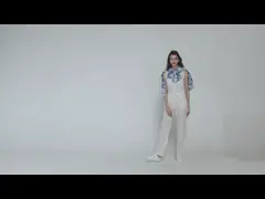 Womens Casual Linen Pants Scoop Pearl Straight Leg
