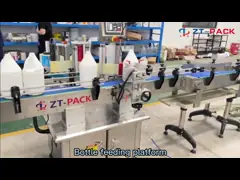 1kw HCL Automatic Liquid Filling Line 2000bph Acid Filling Machines