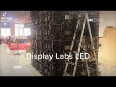 реклама экрана 3840hz СИД крытых P2.5RGB 4 заливки формы 640x480 сторон шкафа большая video