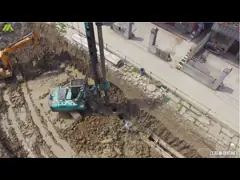 360kNm 4300Mm Bore Pile Machine Hydraulic Rotary Piling Rig ISO CE