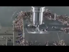 Обработка частей раковины алюминиевого сплава случая дозора CNC точности токарного станка video