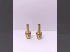 1/4 X 3/8 Hose Barb To Male Flare Adapter Brass Fitting