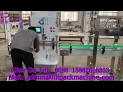 Semi автоматическая минеральная вода бутылок машины завалки сока линейная жидкостная пластиковая video