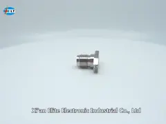 Никель покрыл женщину 2 2.92mm k отверстия служат фланцем соединитель волны миллиметра винта держателя (MMW) video