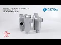 Aluminum EMT 2 Inch Conduit Body Set Screw T Type