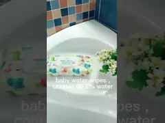 Продукты младенца свободного образца влажные обтирают профессиональный Китай намочили обтирают изготовители video