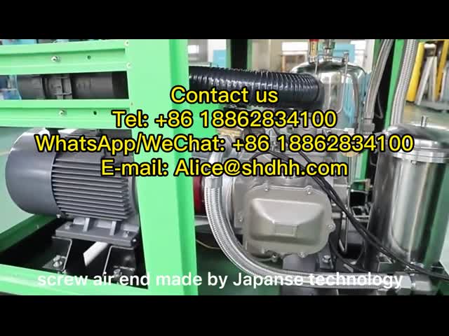Stationary 7.5kw 250kW Oil Free Screw Air Compressor Medical 10 Bar Silent