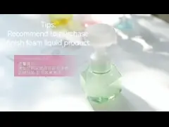 распределитель дезинфицирующего средства руки 300мл разливает по бутылкам бутылку Мулти пены цветка цвета пустую video