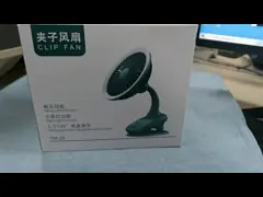 Шатер 6 батарея вентилятора 4000mAh зажима дюйма осциллируя работал video