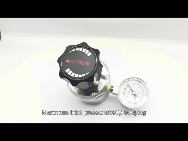 Регулятор давления газа СО2 одиночный датчик одноступенчатый регулятор давления из нержавеющей стали 316