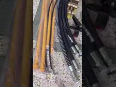 R210 R220 HX210S/HX220S Экскаватор Гидравлический трубопроводный комплект Разрывник шлангов Молот трубопроводный комплект трубопровод video