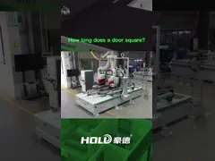 четырехсторонний резак с подрезной пилой и основной пилой через дверь с ЧПУ video