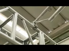 Спигот ферменной конструкции башни освещения алюминиевого сплава 6061-Т6 6082-Т6 или тип болта video