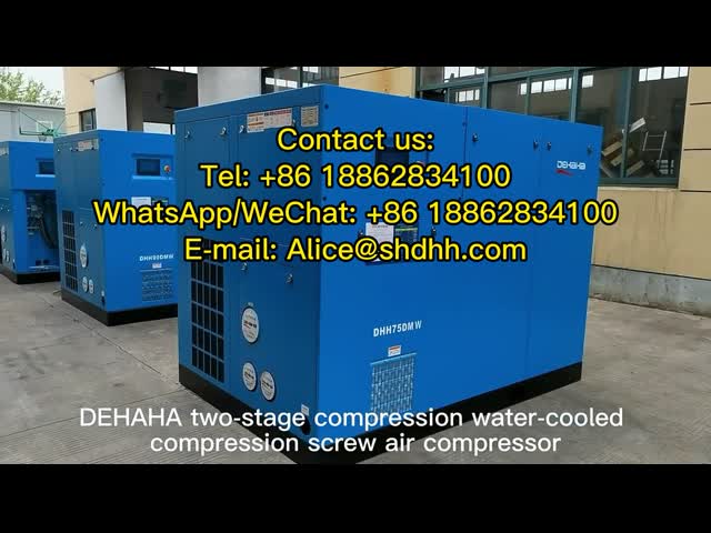 IP65 Electric Air Compressor 75kw 100hp Industrial Screw Compressor