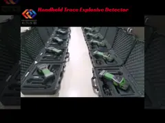 Прецизионная автоматическая калибровка Портативный детектор следов взрывчатых веществ Ручной video