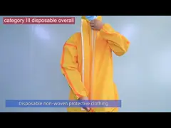 ОЭМ тип 3 4 химически стойких устранимых комбинезона водостойкий video