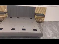 Luxury design custommade solid oak wood hospitality furniture bedroom sets