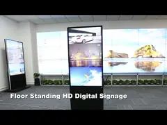 Крытый киоск Signage Wifi цифров стойки пола, игрок рекламы Lcd 65 дюймов video