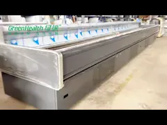 Refrigerated холодильник дисплея супермаркета переднего сальто витринных шкафов открытый video