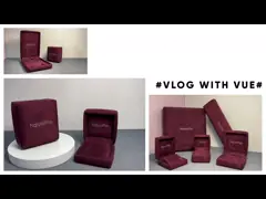 Бледный - подарочная коробка серьги браслета ожерелья коробок голубых роскошных ювелирных изделий упаковывая декоративная video