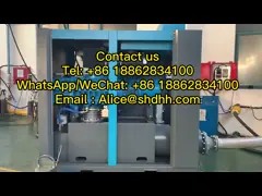 Бесшумный безмасляный винтовой компрессор De Aire с электрическим нагнетателем воздуха мощностью 90 кВт PM VSD 125 л.с. video