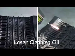 прибор чистки лазера 200В для машины металла или пластмассы 80%/чистки ржавчины video