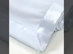 30X40 Фиолетовое флисовое одеяло Полиэфирное детское атласное одеяло с отделкой video