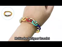 Диаметр 7.5cm желтого золота веревочки браслета людей нержавеющей стали любовников эластичный внутренний video