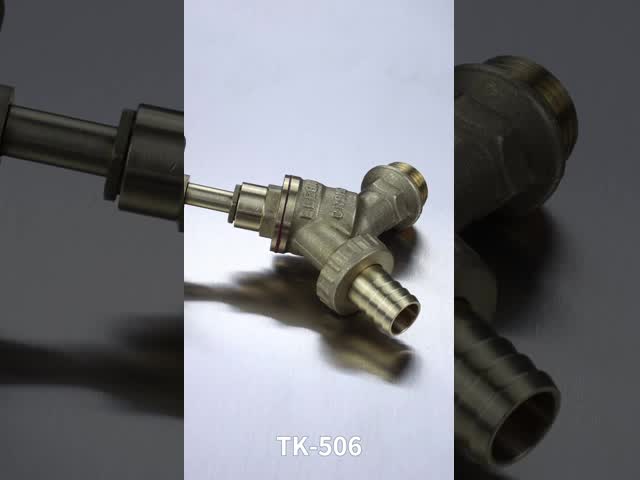 Соединение шланга Бибкок сада давления 16 бар соединяет 1/2 латунную ручку и корпус латунный стоп Бибкок видео