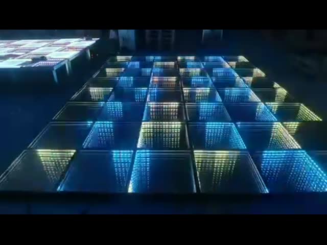 3D Mirror LED dance floor For Party