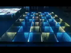 3D Mirror LED dance floor For Party