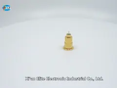 Соединители Pin прямой микрополосковой линии соединителя SMP RF мужчины перегородки герметичные video