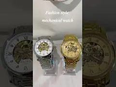 Роскошные оригинальные брендовые мужские наручные часы полые 5 атм водонепроницаемые video