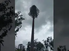 башня камуфлирования рангоута Монополе антенны 30м для мобильной связи video